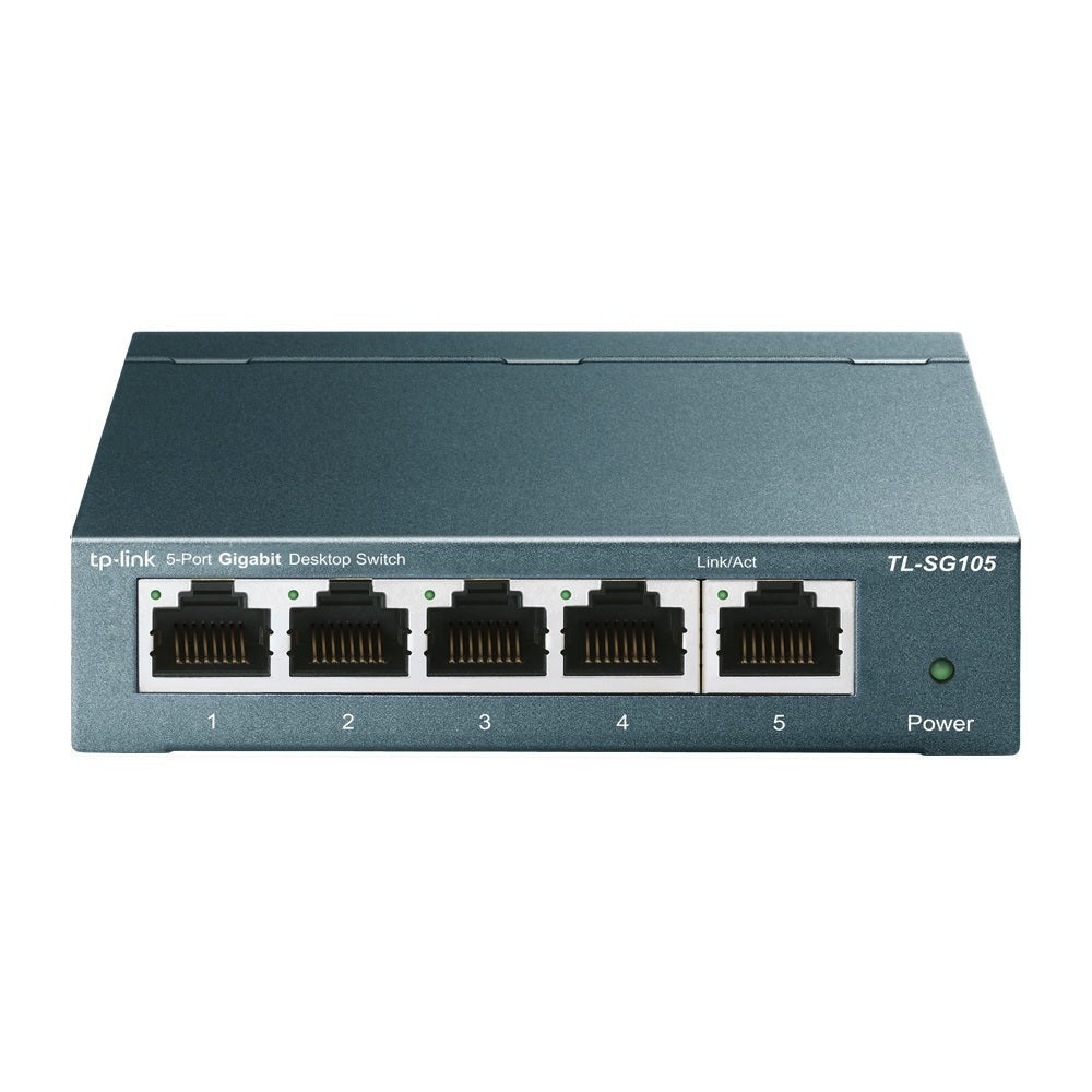 5-Port 10/100/1000Mbps Desktop Gigabit Switch (TP-Link SG105) 5-Port 10/100/1000Mbps Desktop Gigabit Switch (TP-Link SG105)